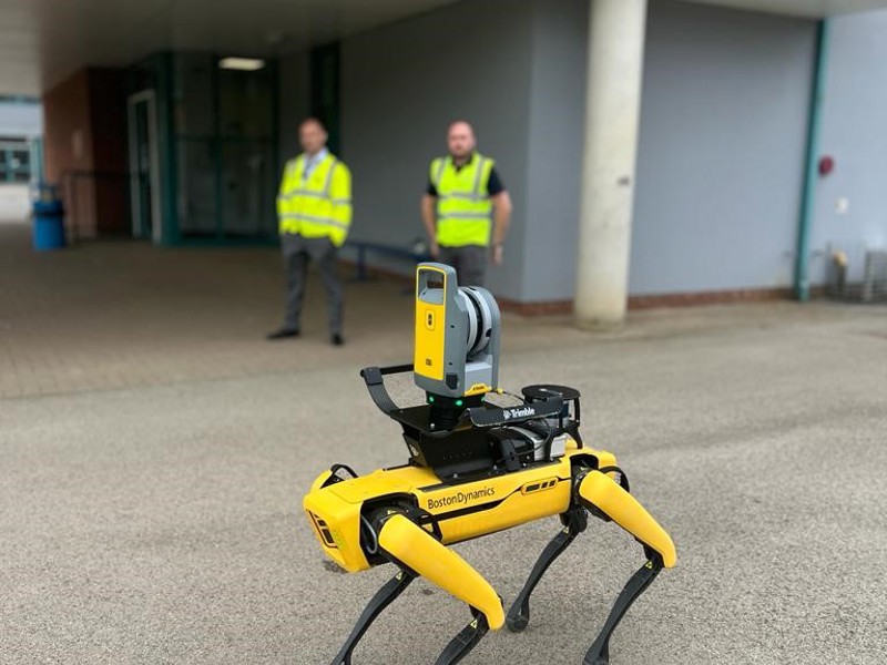 Image of 'spotdog' robot in Northamptonshire.