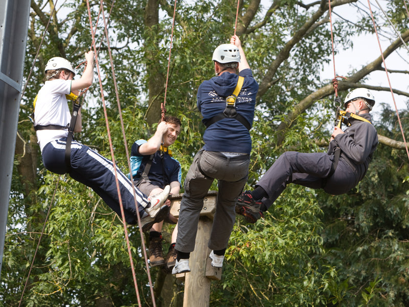 apprentice partaking in activites.