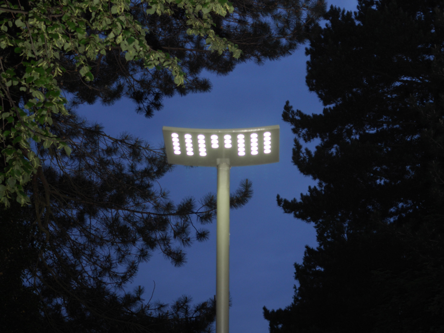 Image of LED lights in the night