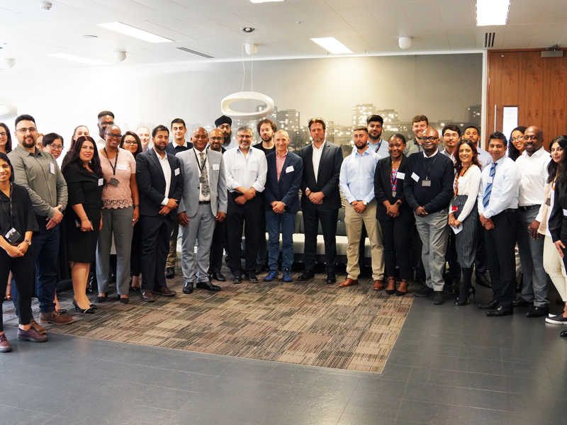 A group shot of Amey employees