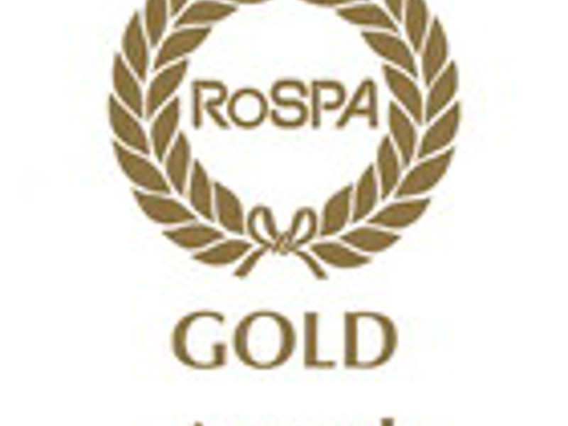 RoSPA Gold award logo.