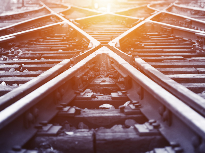 Image of railway tracks.
