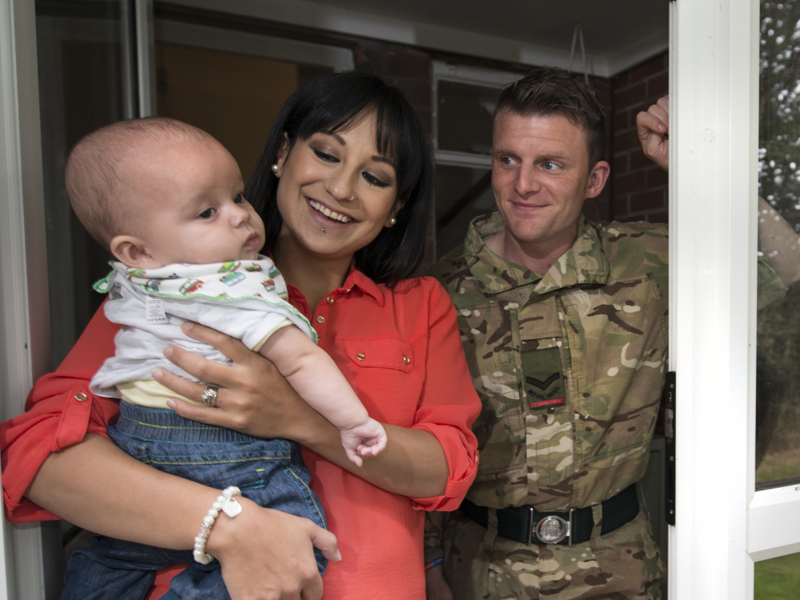 Image of service family