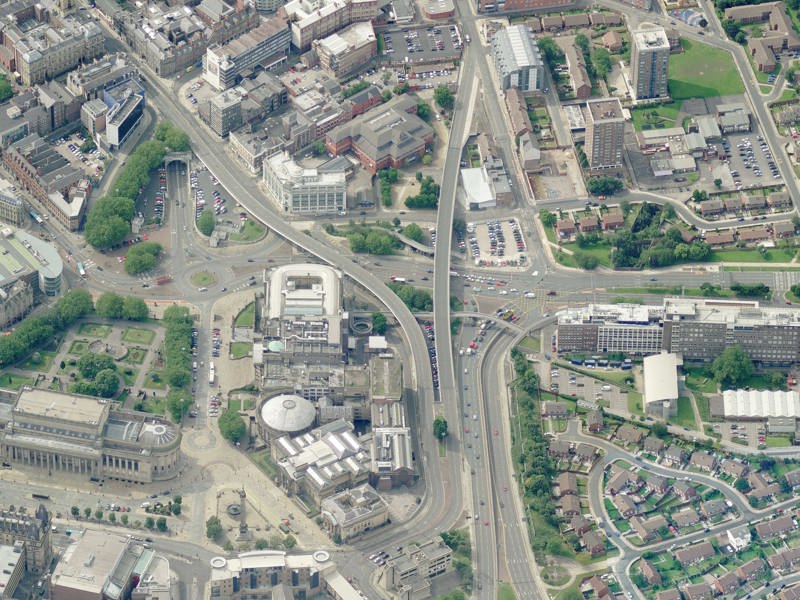 Ariel city scape image