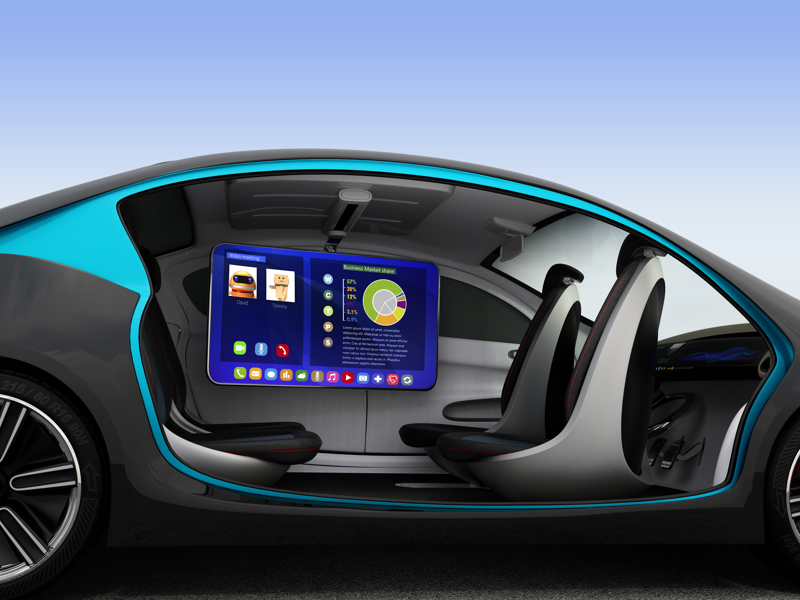 Digital image of a car