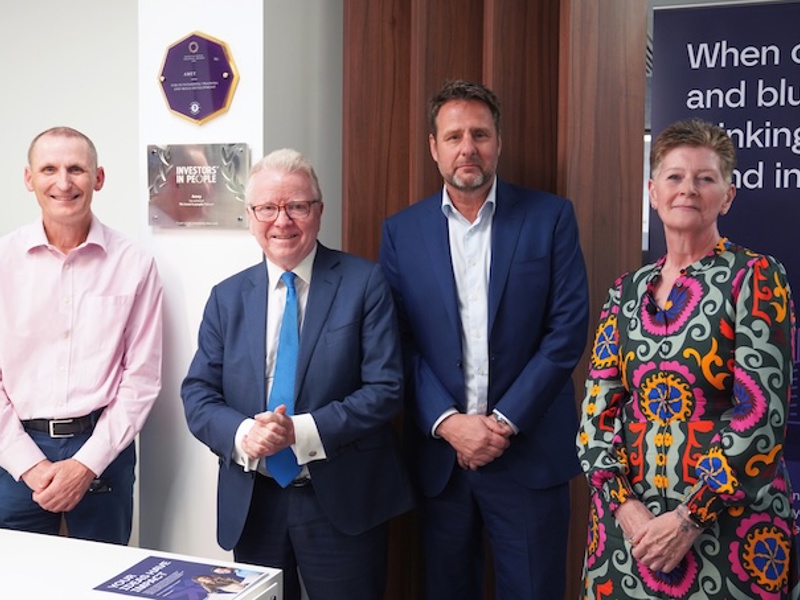 Amey members celebrate launch event at Amey's Furnival Street office.