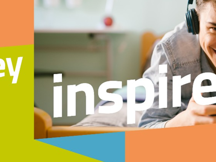 Image of a young man wearing headphones