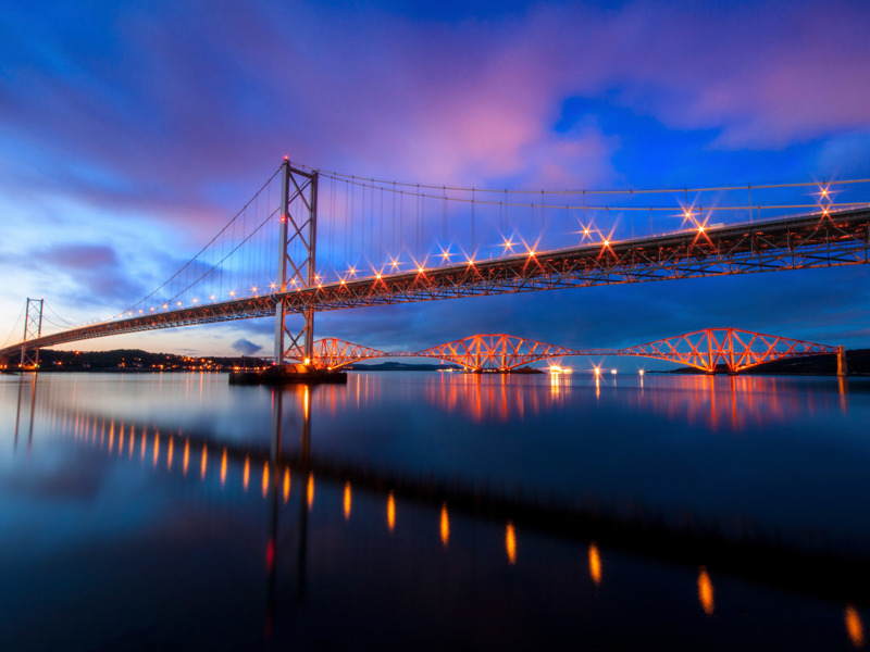 Image of the Forth road bridge