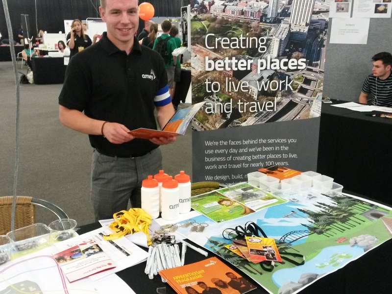 Image of the Amey stand at the Big Bang event in Doncaster.