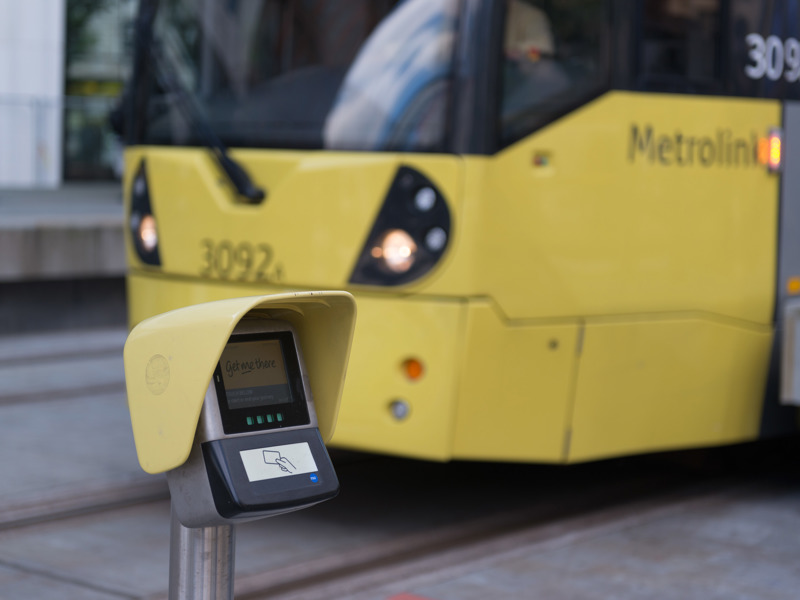 Image of a tap and go machine.