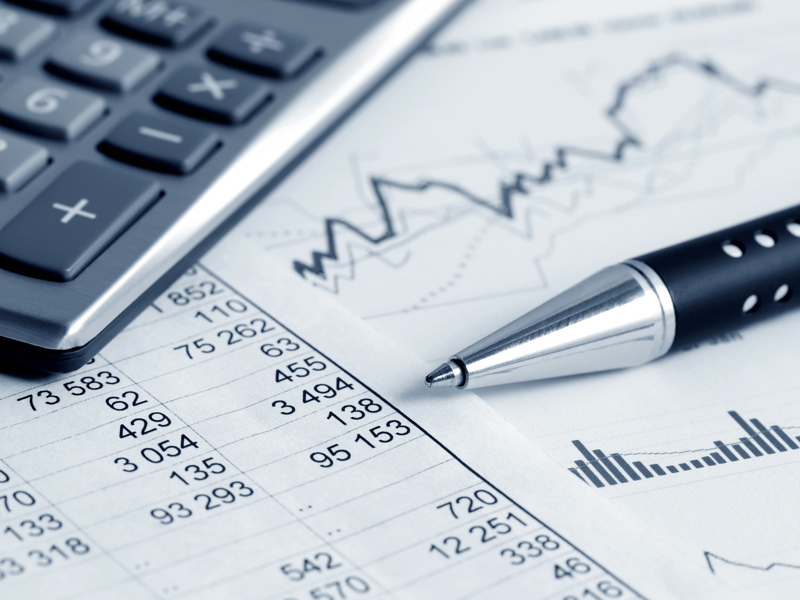 Charts of finacial figures