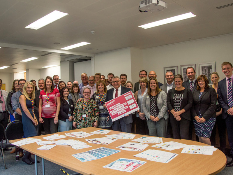 Image of Amey's mental health ambassadors.