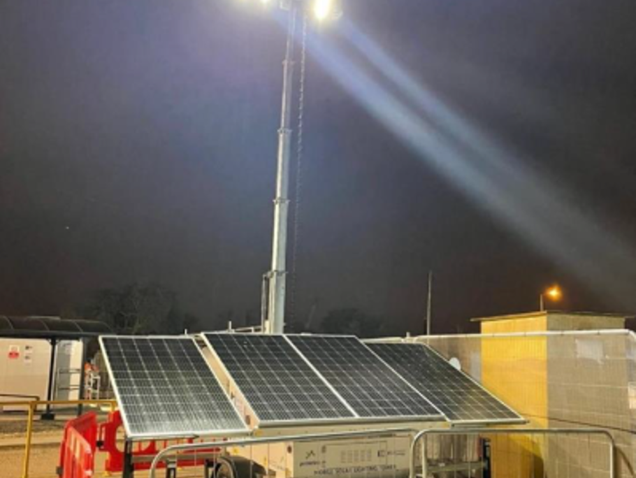 Image of solar flood lights