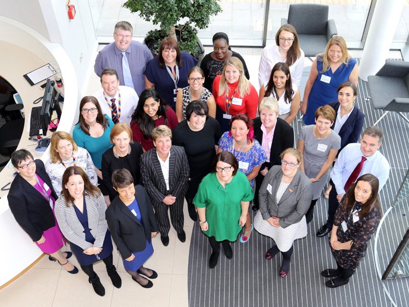 Ariel view of Amey employees 