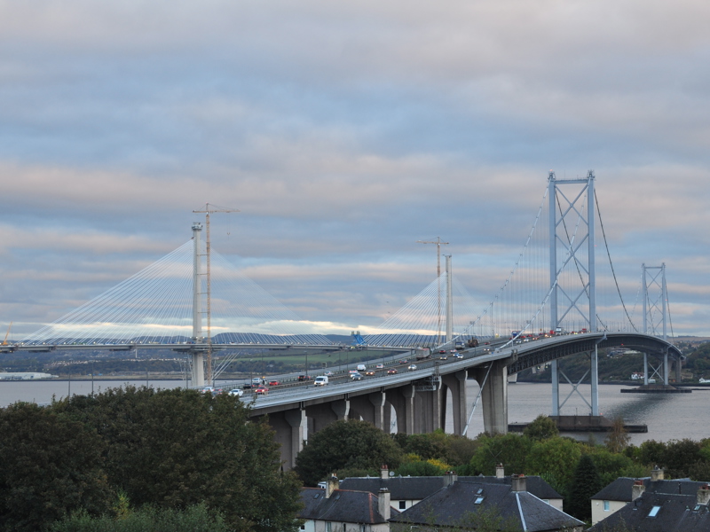 Forth Road bridge.