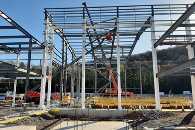 Image of Taff Wells construction site